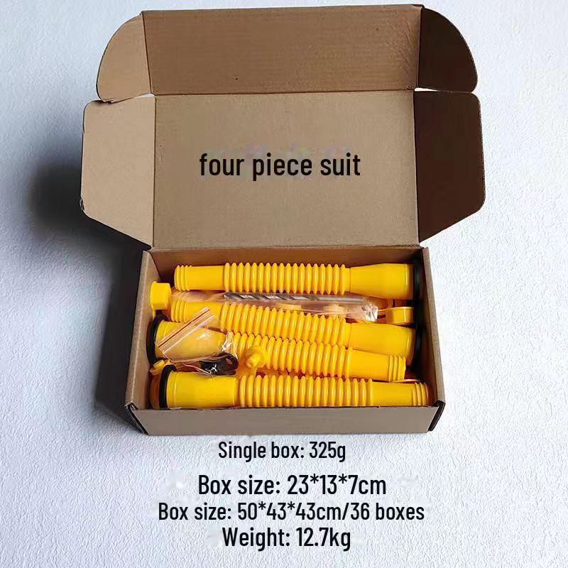 Труба с шестигранной гайкой и резьбой для топливного бака: Направляющая труба Пластиковая железная бочка Аксессуары для заливки масла