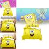 Комплект постельного белья «Губка Боб Квадратные Штаны» из полиэстеровой ткани для детской и подростковой спальни