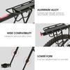 Aluminum Alloy Mountain Bike Bicycle Rear Seat Luggage Shelf Rack Carrier Cycling Accessory
