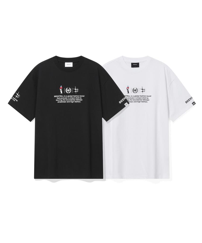 Футболка BEENTRILL Bny Эстафета огня (белый)