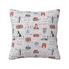 Custom Heart Of British Flag Cushion Covers United Kingdom UK Proud Soft Nordic Pillows Home Decoration
