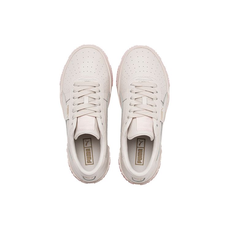 Puma Cali Bold Pastel Parchment Bridal Rose Женские Кроссовки Кремовые 370811-02