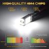 2pcs Super Bright White LED Bulbs for Car Turn Signals and Brake Lights