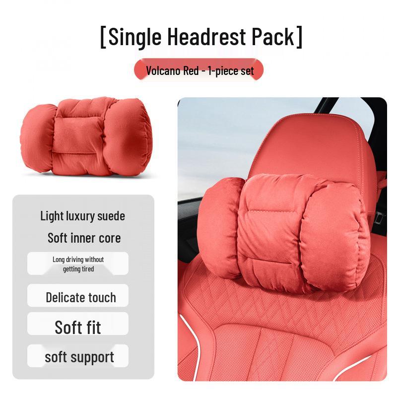 Honda Car Accessories: Flannel Headrests, Lumbar Supports & Neck Pillows for CRV, Fit, 11th Gen Civic & Accord.