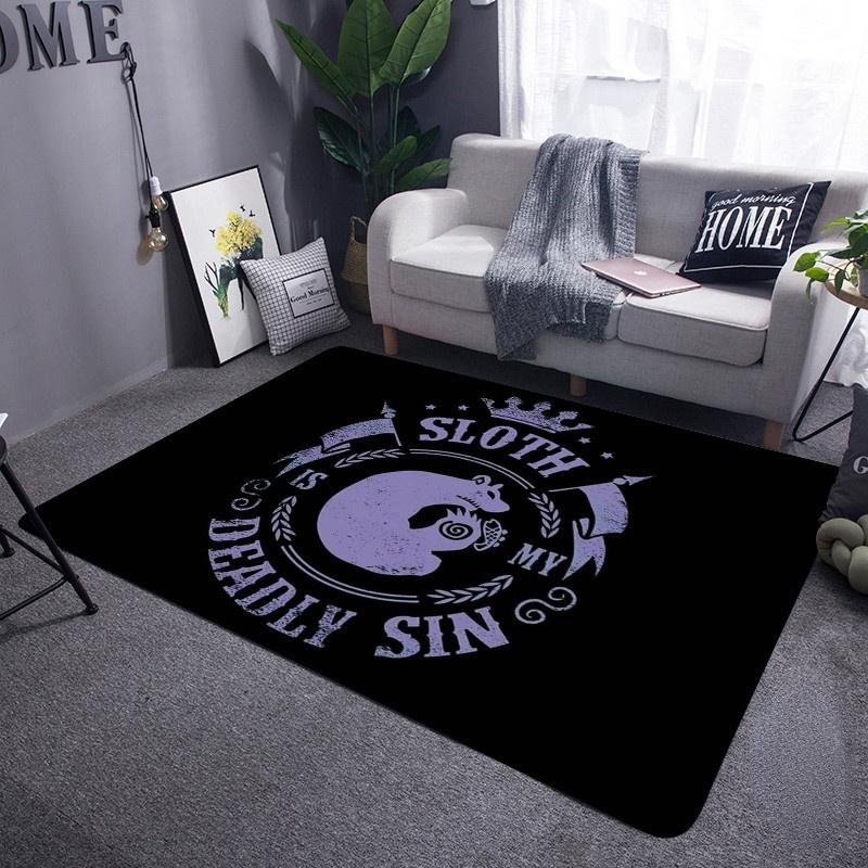 Коврик «Гризли: Грех лени» Коврик с логотипом в стиле фэнтези-анимации Коврик «Семь смертных грехов»