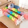 Радужная длинная плюшевая подушка-кролик, большая подушка для тела для обнимания и поддержки, мягкая набивная игрушка для девочек и детей, подарок
