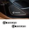 4pcs 3D aluminum speaker stereo speaker badge emblem Sticker for Volvo XC40 XC90 V40 V90 V60 XC60 S80 S60 S90 C40 V70 XC70
