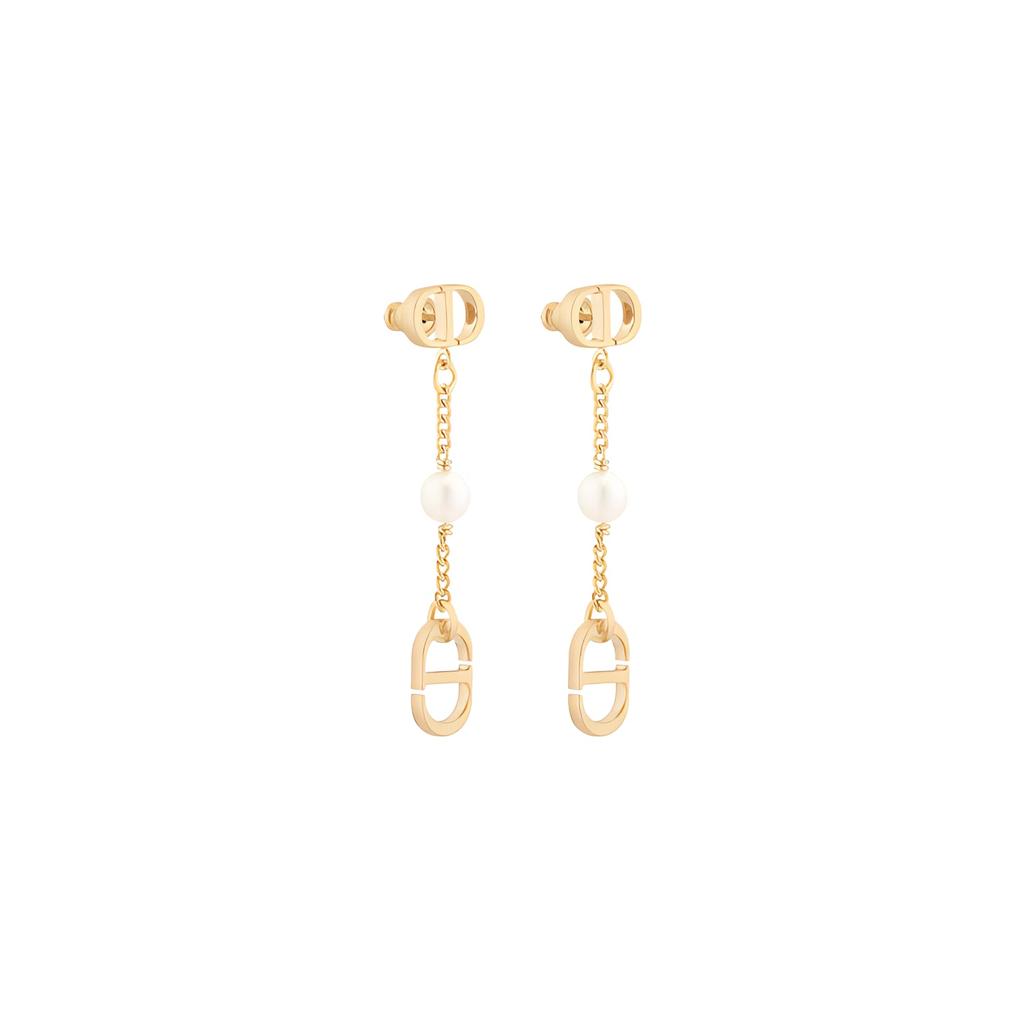 DIOR Metal Earrings Women's Gold E3089WOMMT