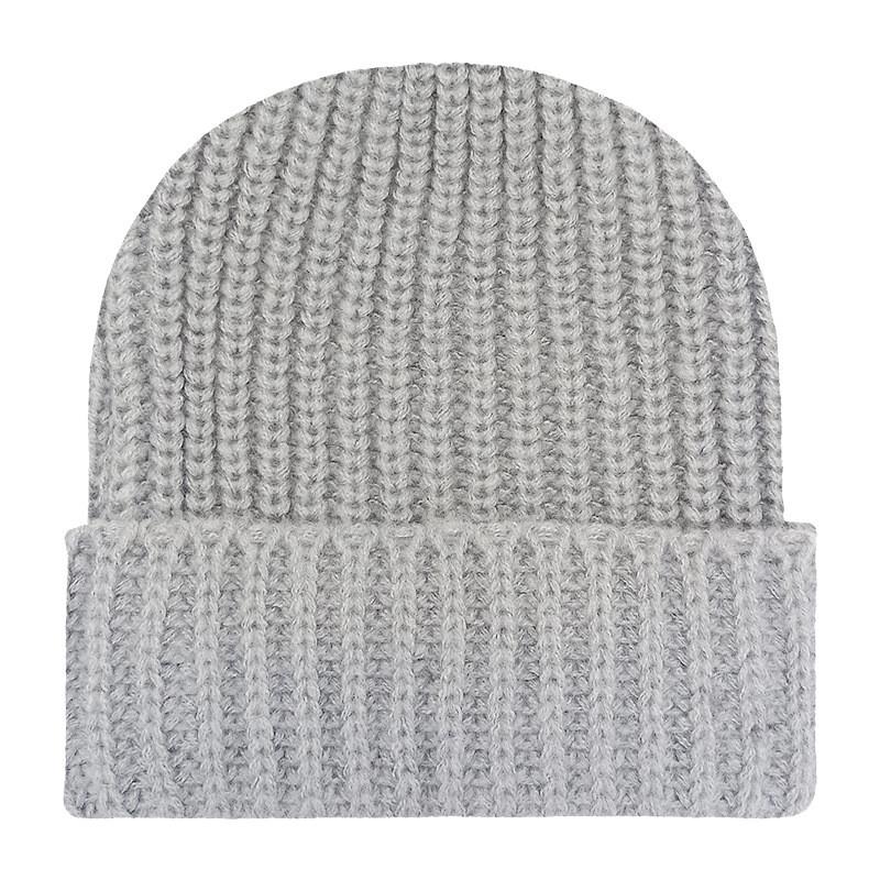 Womens Knitted Striped Beanie Thickened Warm Coldresistant Winter Snowfield