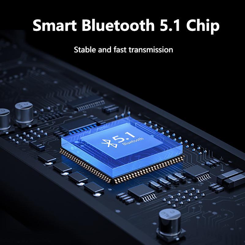 VAORLO Беспроводные наушники-вкладыши сабвуфер HiFi стерео Muisc цифровой дисплей наушники умная сенсорная гарнитура с шумоподавлением