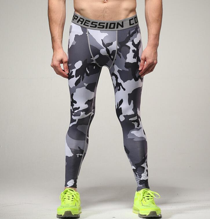 Mens Training Compression Pants Wicking Gym Sports Leggings Running Athletic Tights Fitness Jogging Trousers