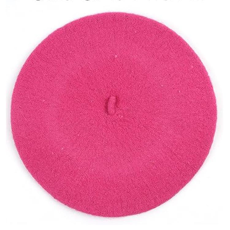 Винтажные шерстяные береты, модные простые однотонные французские шерстяные восьмиугольные береты, осень-зима, классические, стильные, повседневные береты