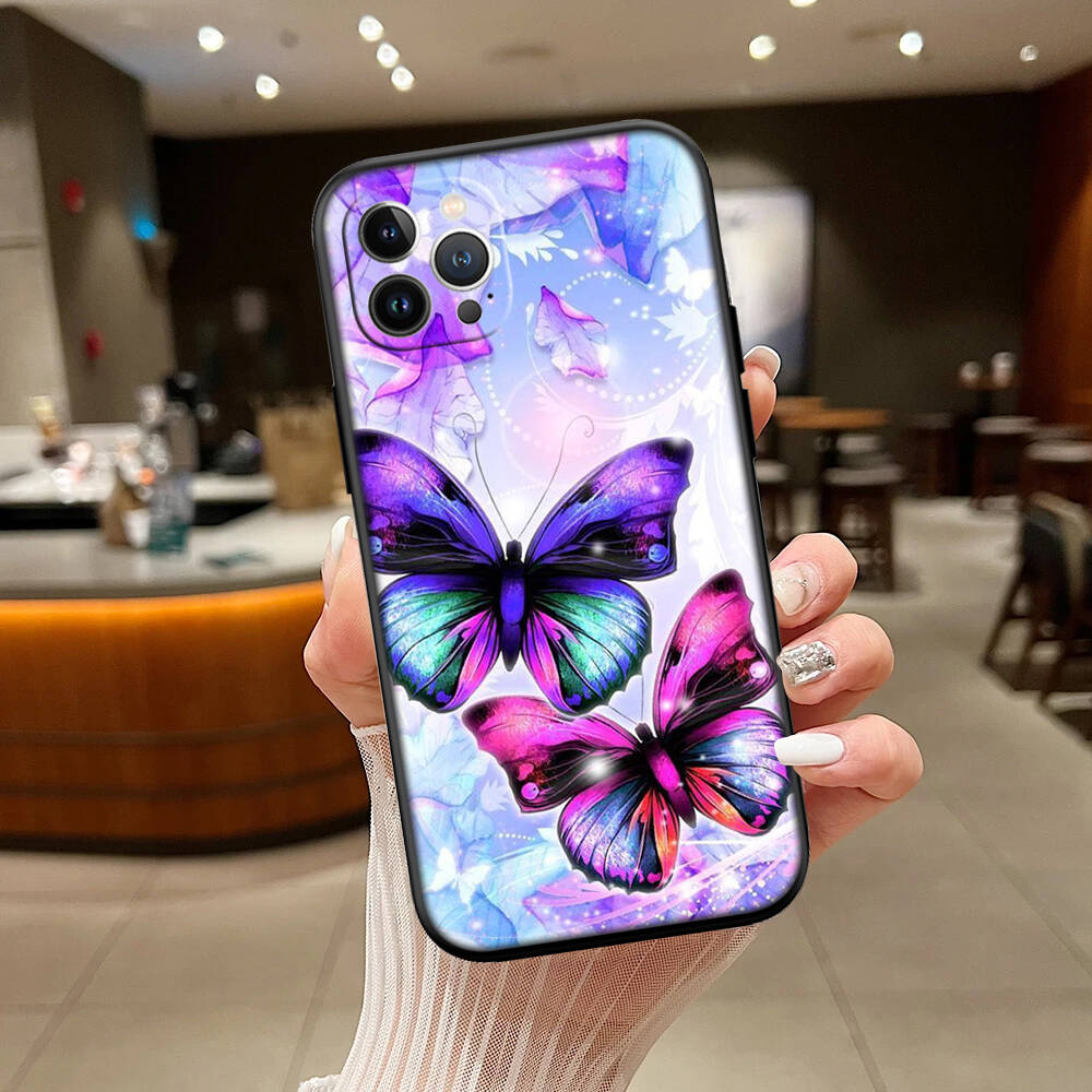 Colorful Butterfly Phone Case for Xiaomi Poco C40 C51 C50 C55 C65 C71 C75 C85 F8 F7 F6 F5 F3 F2 X7 X6 X4 X3 M7 M6 M5 M4 M3 M2 Pro