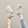 Fashion New Mesh Breathable Casual Thick Sole Women's Sports Shoes Spring Autumn Comfortable Round Toe Women's Shoes
