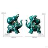 Фигурка Счастливое Животное Статуэтка Скульптура для помещений и улицы Гостиная Обеденный Стол