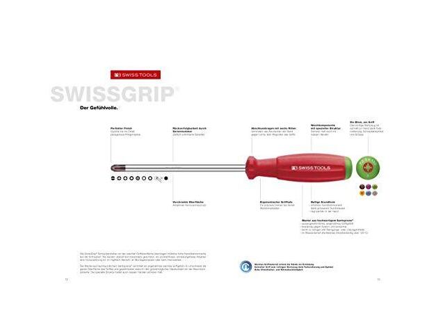 PB Swiss Tools Pb 8244 Набор отверток крестовых/шлицевых, красные, 6 шт., НОВЫЕ из Японии