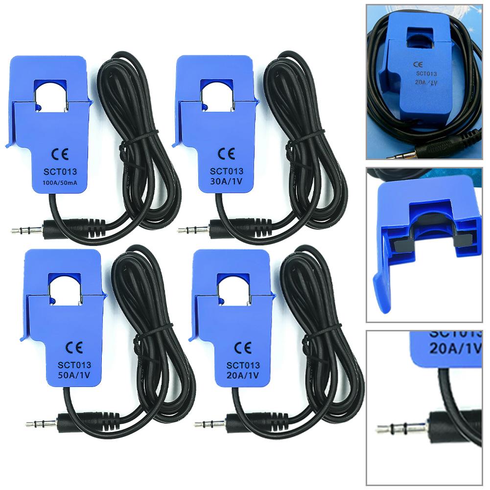 SCT013 030 Plastic Exterior 30A SCT013 Noninvasive AC Current Sensor Split Core Transformer with Multiple Reference Projects