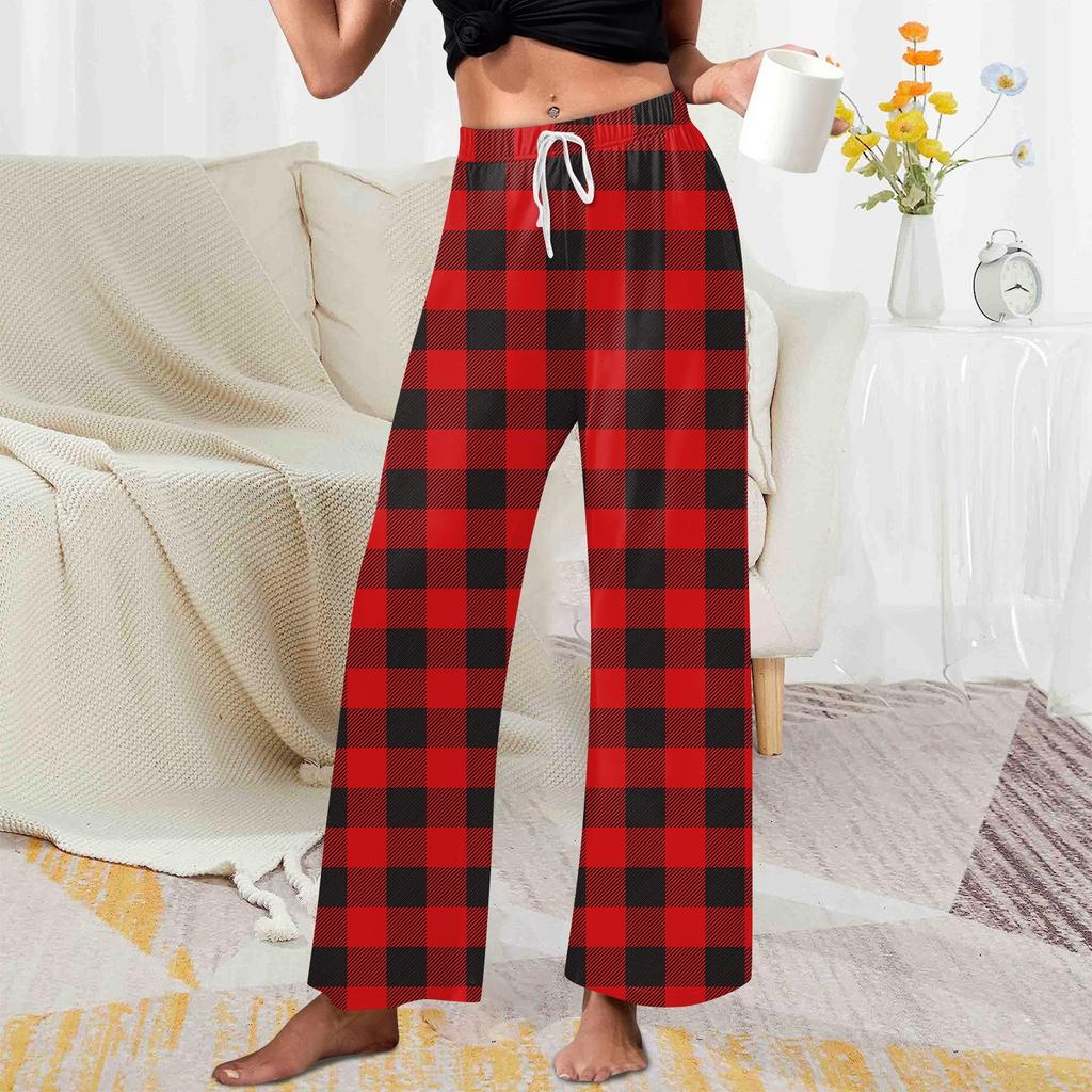 Women's Allover Printed Home Pants Sleeping Pajama Pants Long Pants Pajama Pants Yoga Pants