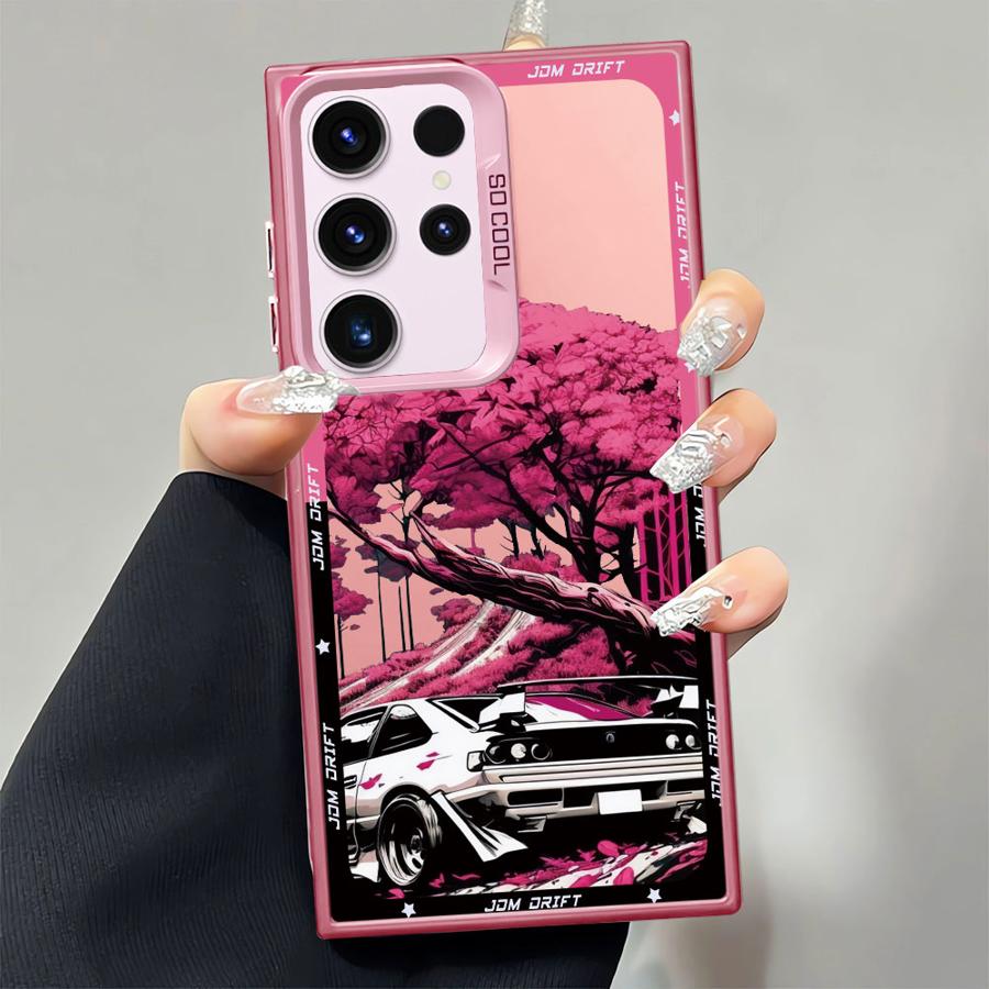 Чехол для Samsung Galaxy S22 Ultra S20 FE S24Ultra S25Plus S25 S21 S24 FE Note 20 Ultra S23 Мягкий чехол Японский JDM Дрифт-автомобиль
