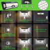 268 LED Solar Reflector Lights 3 Modes Waterproof Motion Sensor Spotlight Outdoor Lighting Solar Street Lights for Patio Garage