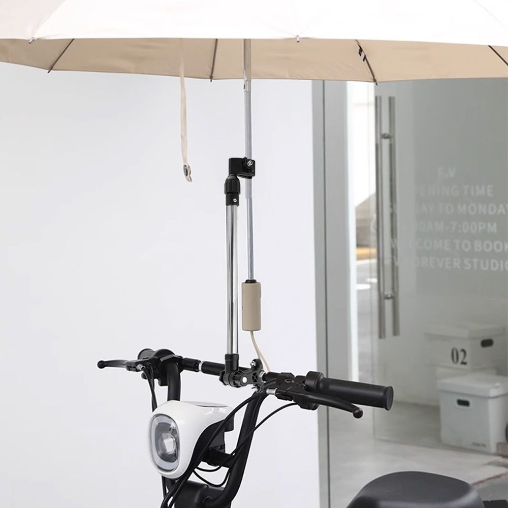 Stainless Steel Umbrella Stands Adjustable Rain Gear Tool Umbrella Connector Wheelchair