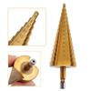 4-32mm 4-12 4-20 HSS Titanium Coated Step Drill Bits for Metal High Speed Steel Wood Drilling Power Tools Hole Cutter Step Cone Drills