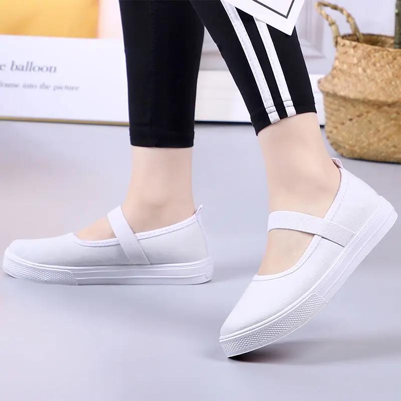 Summer White Shoes for Women Daily Routine On Offer High Quality Aesthetic Y2k Fashion Korean Offers Walking Woman Footwear Sale