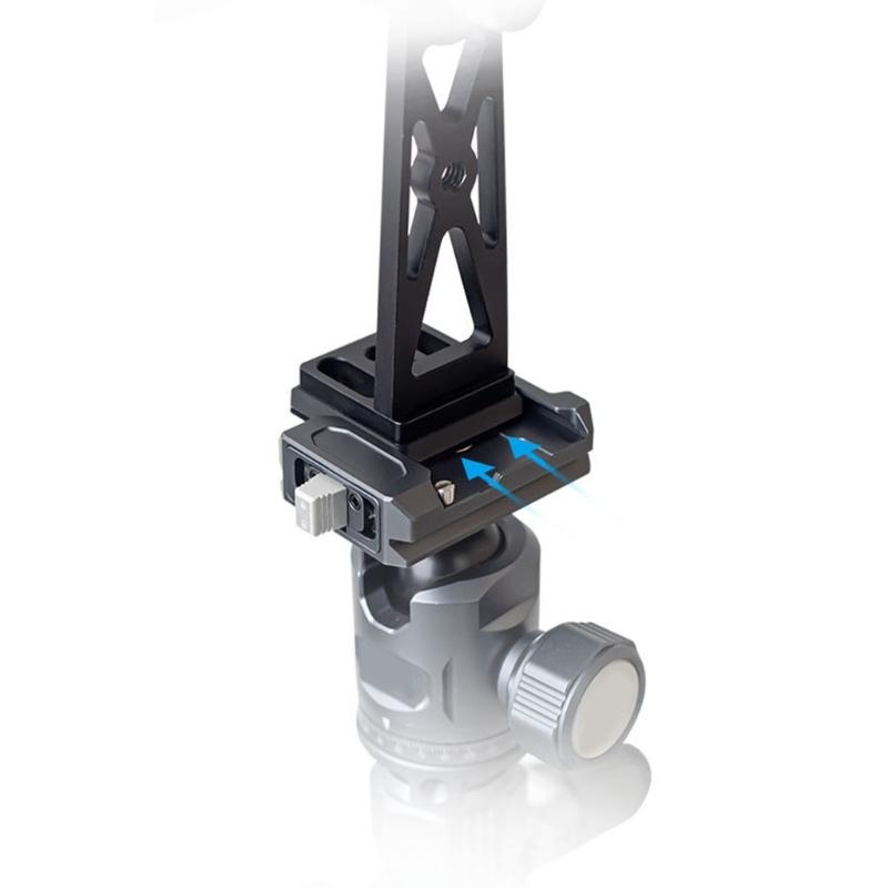 Cellphone Tripod Mount, Smartphone Tripod Mount Adapter Aluminum with Cold Shoe, 360 Cellphone Stand Holder Clamp