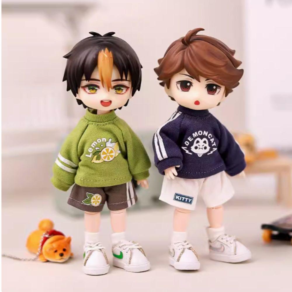 Наряды OB11 Ручная работа Наряд Obitsu11 Сделай сам Игрушечная кукла Толстовка Шорты 1/12 Bjd