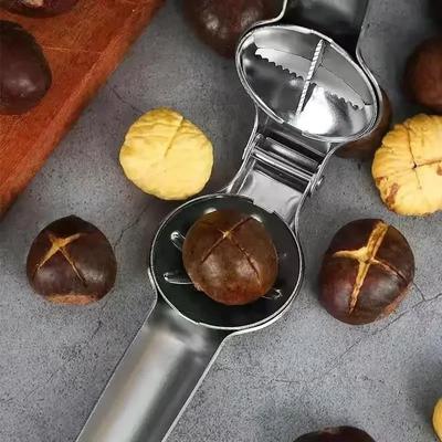Крестообразный нож для каштанов, открывалка для каштанов, бытовая машина для очистки каштанов, артефакт для очистки, отшелушивает скорлупу, зажим
