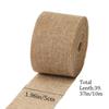 Home Decor Wedding Decoration Bag Wrapping Braided Burlap Ribbon Jute Burlap Ribbon Gift Packing