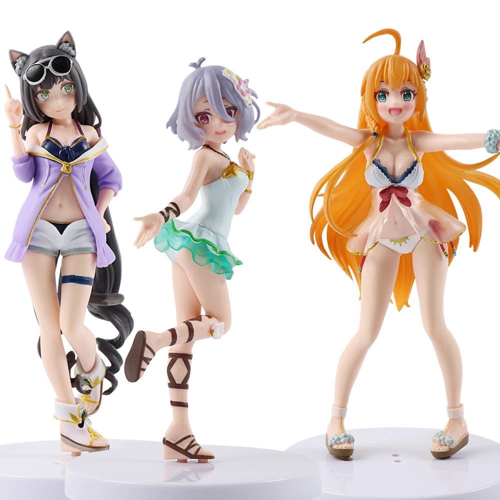 17СМ Аниме Фигурка Kokkoro Princess Connect Re:Погрузитесь в Priconne Нацуме Кокоро Купальник ПВХ Фигурка Действия Модель Кукла Игрушки