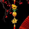 2026 Year Of The Horse Wall Hanging Car Ornament Chinese New Year Red Gold Pineapple Pendant Lucky Decoration Housewarming Gifts