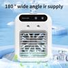 Portable Air Conditioning Fan Strong Airflow 2 Speeds Instant Cooling Ultra-Quiet Cooler Desktop Fan Mist Maker