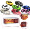 1:64 Garage Display Case Exhibition Hall Diorama Lighted Diecast Car Collectibles for