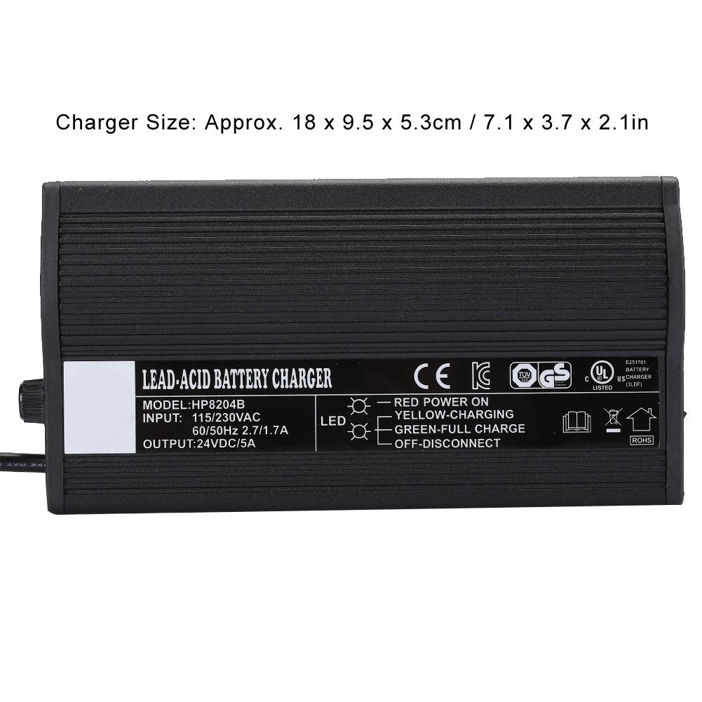 Mobility Scooter 24V Charger Wheelchair Elder Mobility Scooter Accessory (115-)