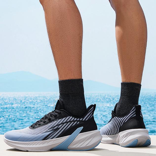 Anta Кроссовки Intercity Comfortable Universal Shock Absorbing, износостойкие, с низким верхом, мужские, сине-черные 112435548-4