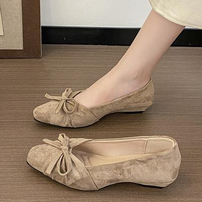 Универсальные, но не скучные, туфли Мэри Джейн на танкетке, 2025 новинка, из замши, в стиле ретро, феи, для работы, на вечер и на каждый день, женские туфли