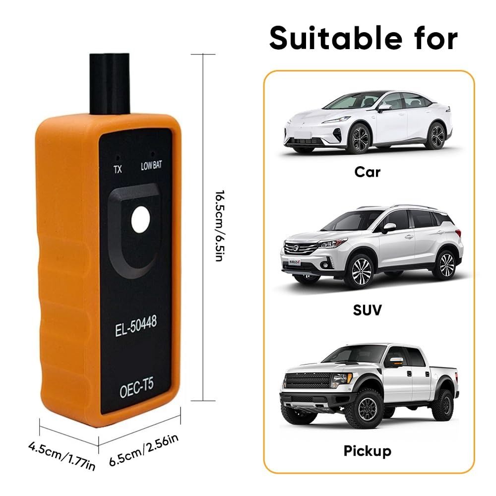 Quick & Easy TPMS Programming Tool EL-50448 Tire Sensors Pressure Monitor  for Most Vehicles