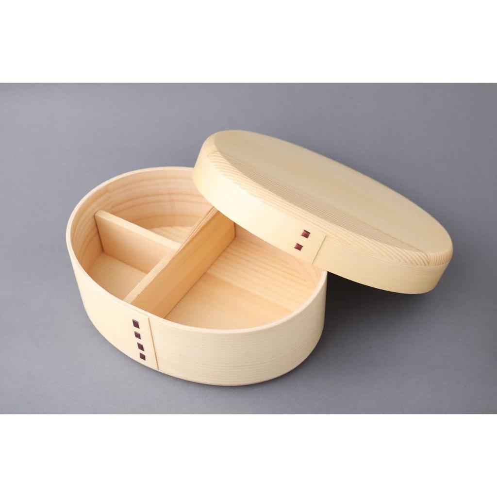 J-kitchens Ваппа Одноярусный Ланч-бокс, 17,5 x 13 x 6,8 см, Закругленная отделка, Сделано в Японии