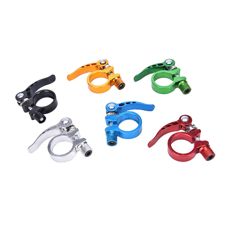 Alloy Cycling Bike Quick Release Seat Post Bolt Binder Clamp 28.6/31.8Mm