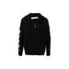 Худи на молнии Diag Brushed Черный/Разноцветный Мужская Верхняя одежда OMHA037R21KNI0011084