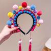 Tang Suit Hair Hoop Chinese New Year Headwear Pearl Hanfu Headwear  Girls