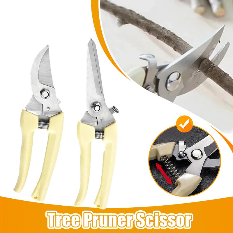 Pruner Scissor Hand Tools Bonsai for Gardening Stainless Steel Pruning Shear Branch Tool Shear Gardening Fruit Tree Pruning Tool