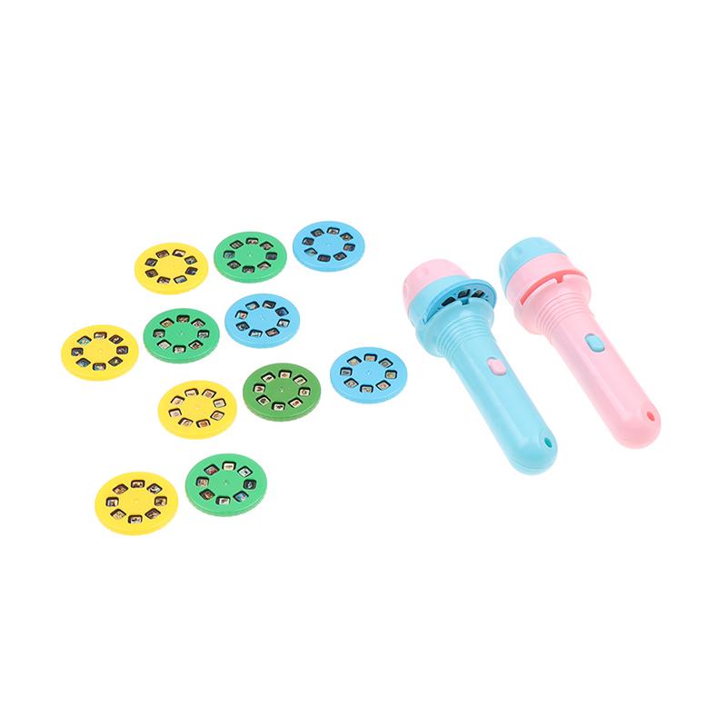 Детский проектор-фонарик с животными, фруктами, динозаврами, мультяшный, для сна, светящийся ночник