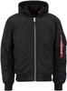 Зимняя куртка Alpha Industries MA-1 ZH Back EMB (138105) black