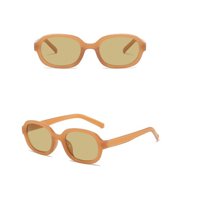 Очки солнцезащитные Simplicity Retro, модная маленькая оправа Tide Brand, овальные, пластиковые, розовые, черные, женские, мужские, хип-хоп очки, популярные, женские, мужские, новые солнцезащитные очки