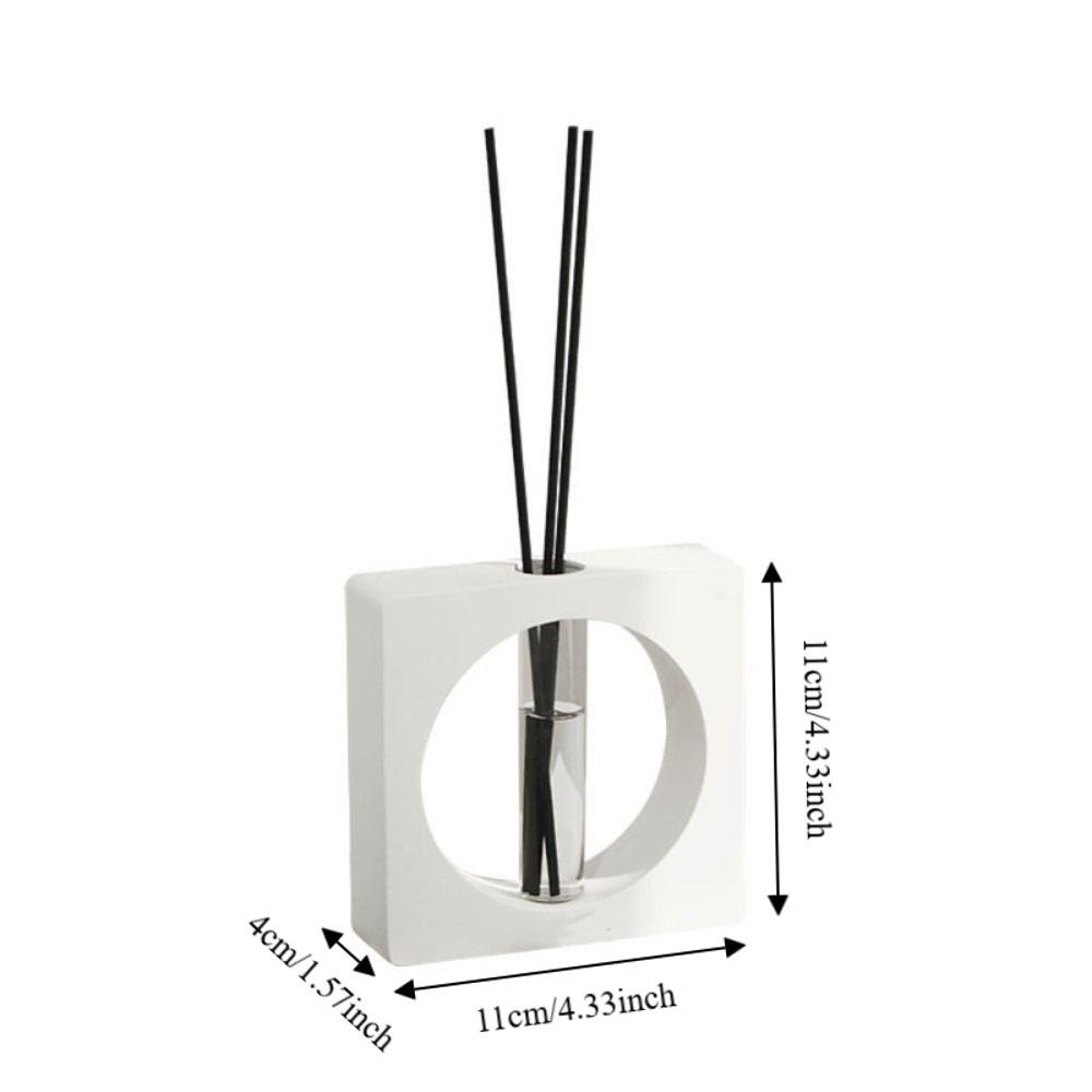 Geometric Shape Aroma Diffuser Bottle Modern Hydroponic Flower Pot Reed Diffuser Home Decor
