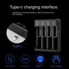 Universal Battery Charger for 18650 18500 16340 14500 With LED Indicator Cable 3.7V Rechargeable Lithium Battery USB Charging Adapter