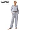 Women's Pajamas Autumn and Winter Thickened Long-sleeved Cardigan Trousers Homewear Suit